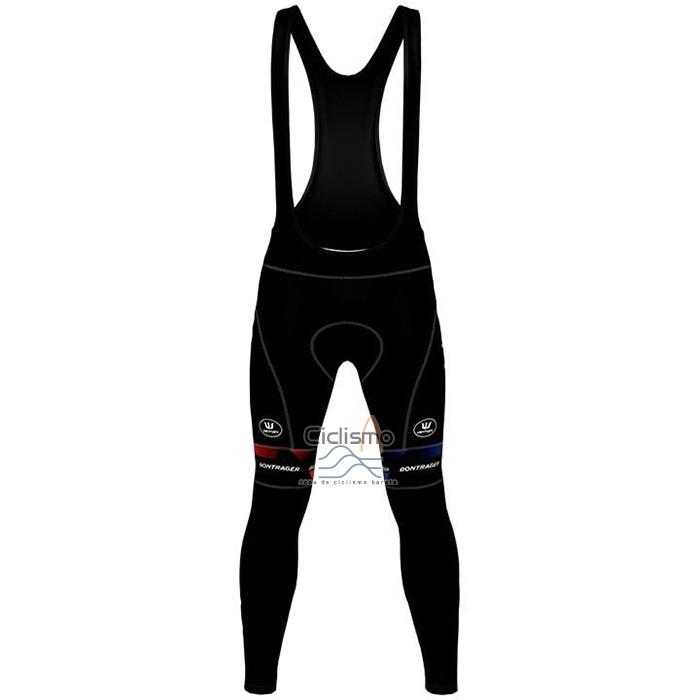 Trek Ropa Ciclismo Culotte Largo 2021 Mangas Largas Negro Rojo Azul